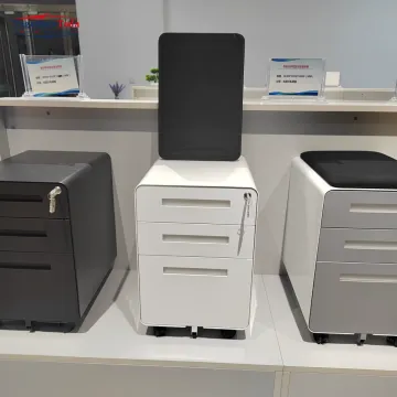 Three Layer Lockable Metal Steel File Storage Cabinet