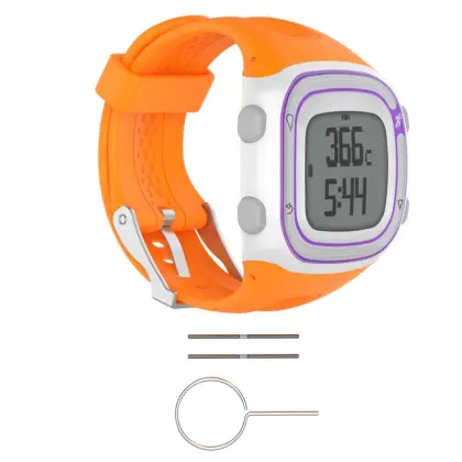 For Garmin Forerunner 10 15 GPS Watch Gear Spor Colorful Sports Band Accessories Two Size Replacement Sports Band Accessories