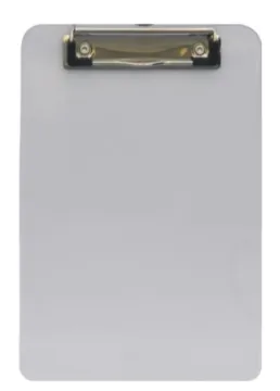 A5 plastic clipboard
