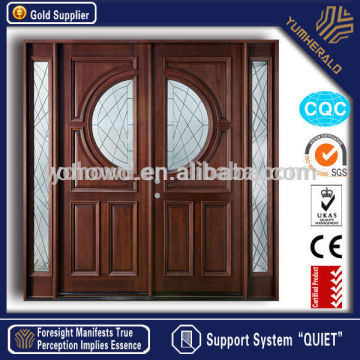 For home glass panel wooden doors