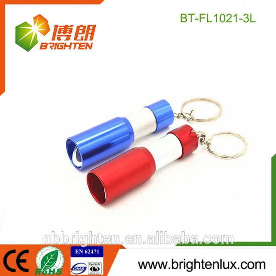Wholesale Cheap Price Custom Made Colorful 3*LR44 button cell Aluminum Matal 3 Led Bottle Opener Keychain Mini leds flashlights