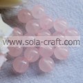 Perline di gelatina rotonde in plastica acrilica trasparente colorata