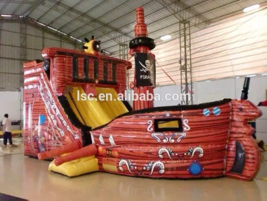 pirate ship inflatable bouncer
