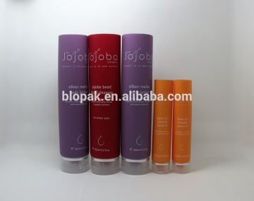 125ml colored plastic tube for body lotion body care packaging