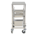 Stainless Steel Single-line GN Pan Trolley With Top Board