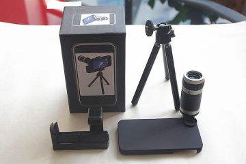 Iphone Lens-optical 8x Zoom Camera Lens Telescope For Iphone 4 &amp;4s With Retractable Tripod