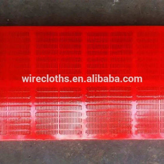 polyurethane high frequency screen