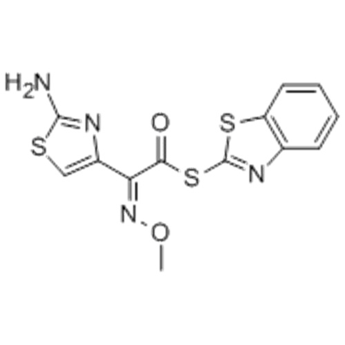 S-2-Benzothiazolyl 2-amino-alpha- (मेथॉक्सीमिनो) -4-थियाज़ोलिथिओलेसेट कैस 80756-85-0