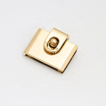 23cm Metal Kiss Lock Bag with Gold Elastic Clasp and Magnet Closure