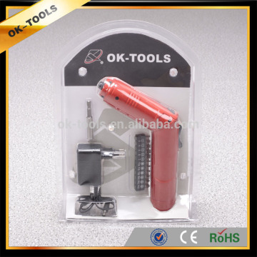 2014 new design 3.6V rechargeable electric Screwdriver of power tools manufacturer China alibaba supplier