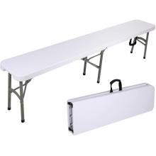 6 foot waterproof plastic bench seat for outdoor