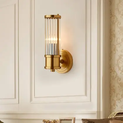 Brilliant glass lighting modern copper wall lamps