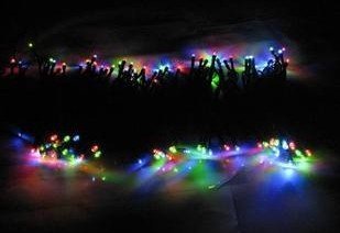 12M 38ft Solar strip Christmas light with 100LED + colorful + long using life for festival holiday and garden decoration