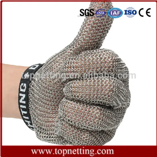 Wire mesh gloves/chain mail gloves