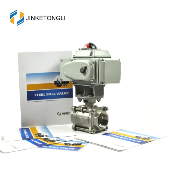 JKTLEB054 electrically actuated api 6d dn25 ball valve