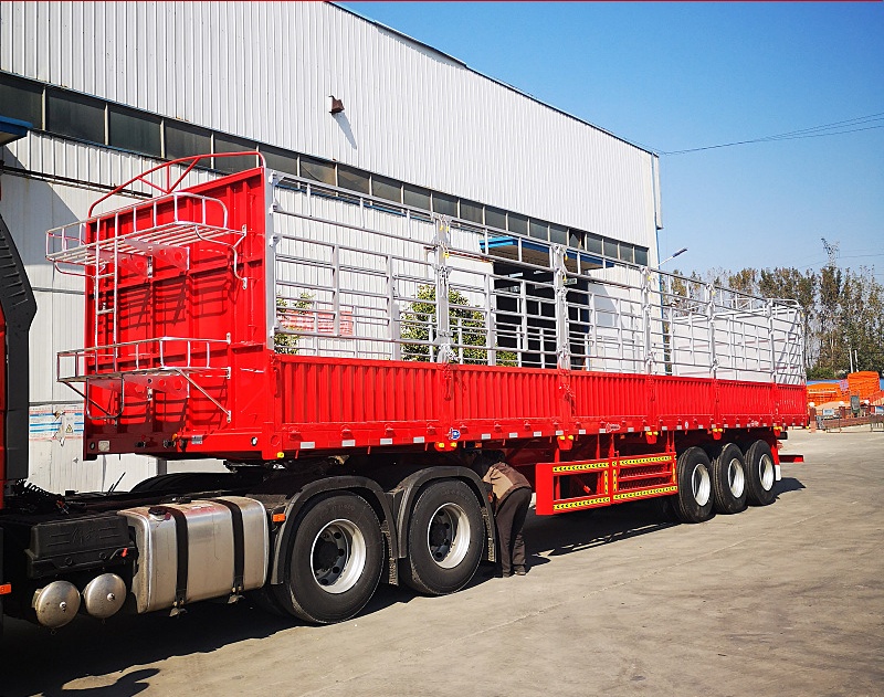 Lightweight Design Grid Semi-Trailer 11m Gooseneck