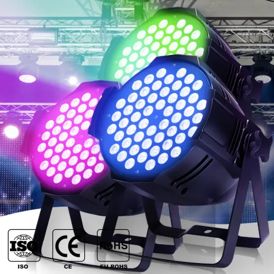 18x18 Zoom 60LED DMX 300W-500W Waterproof 6-in-1 LED Par Light for Stage Shows