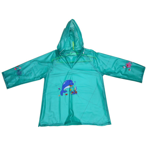 Verde impermeable de Pvc para niños