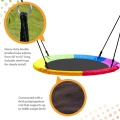 Colorful Rainbow Adjustable Hanging Outdoor Tree Net Swing