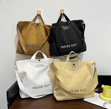 Canvas Vintage Crossbody Tote Bag for Work School