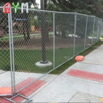 Professional Temporary Fences Stands Concrete Mmetal Crowed Control Fence