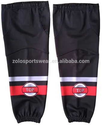 100% polyester knitting sublimated striped USA ice hockey socks