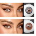 Premium Gloss contact lens with logo color