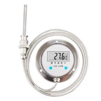 Flexible Capillary 10m Digital Temperature Gauge -10 to 70°C Smart Display Thermometer Factory