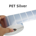 Stiker label film Pet Matt Sliver