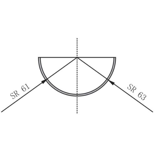 Piezoelektrische Keramik -Hemisphäre OD63