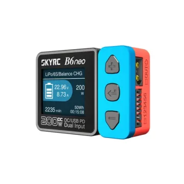 SKYRC B6neo Universal RC Drone and Airplane Charger for 1S-6S Batteries - DC200W/20A, PD80W