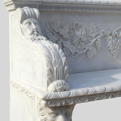 Luxury Outdoor Marble Table and Chair Set