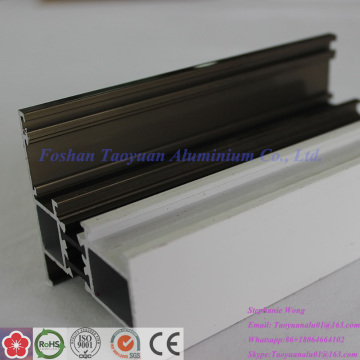 Powder coating Aluminum Glass Profiles Door and Window