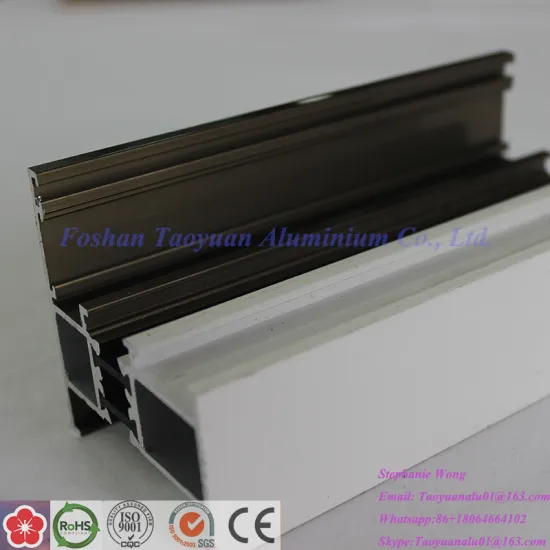 Powder coating Aluminum Glass Profiles Door and Window