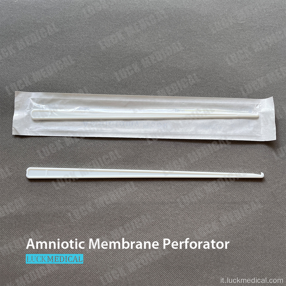 Gancio amniotico di plastica amnihook monouso