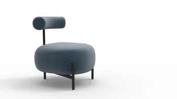 Nordic Office Chair High-grade Fabric Luxury Single Seater Sofa Accent Lounge Chairs