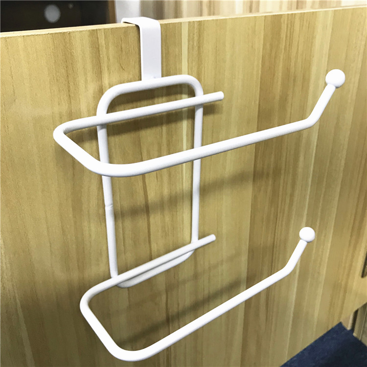 Stylish hook over toilet paper roll holder (2)