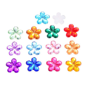 Flower acrylic transparent stons in pounds