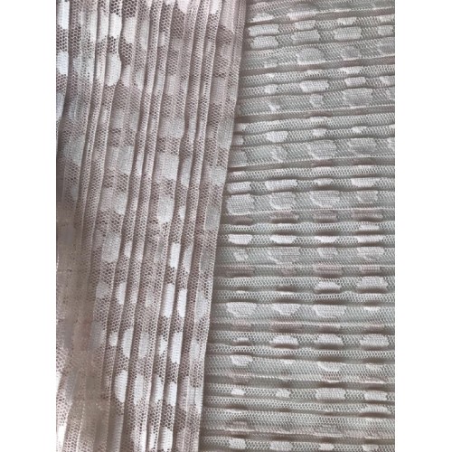 Dot Pleated Mesh Fabric