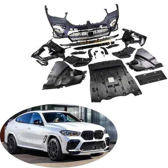 Car Modification Full Set G06 to F96 X6M Bodykit - Front Rear Bumper for BMW X6 2019-2021