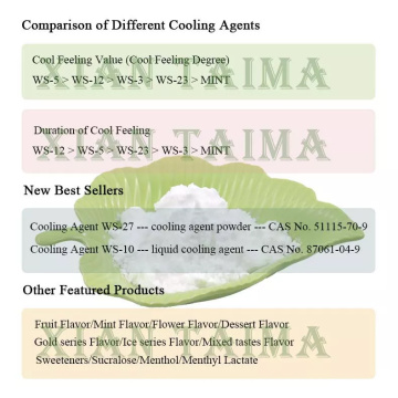 Coolants Cooling agent ws-23 powder E-liquid Mint Flavor