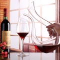 Decanter in vetro trasparente personalizzato per vino o whisky