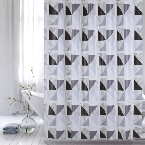 Shower Curtain PEVA Hexagon