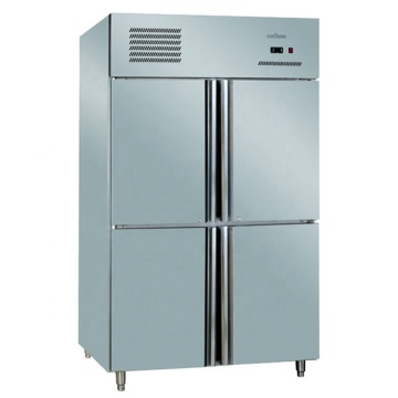 Commercial Stainless Steel 4 Door Refrigerator Freezer for Restaurant Kitchens