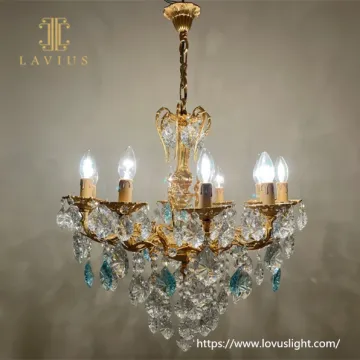Unique vantage high luxury custom crystal chandelier Large project custom crystal chandelier Living room hotel labby chandelier