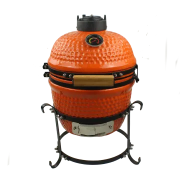 Portable 13 Inch Green Ceramic Egg Joe Kamado BBQ Grill for Outdoor Adventures Sale