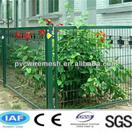 Powder coated garden fence