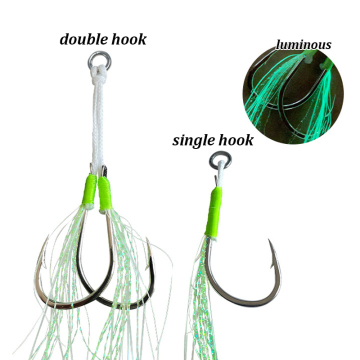 High Strength Carbon Steel Anti-Corrosion Slow Jigging Fishing Hooks