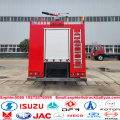 Dongfeng 4x4 fuera de la carretera 5m3 camión de bomberos de agua