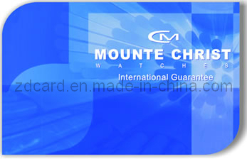 Non Standard PVC Gift Card